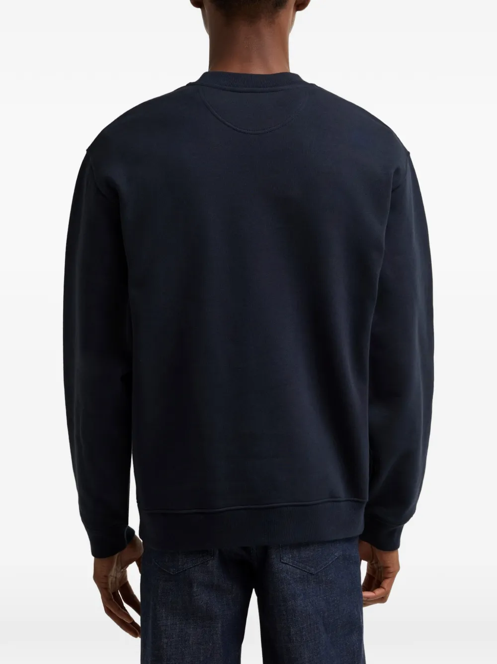 Barbour x A.P.C logo-print sweatshirt Blauw