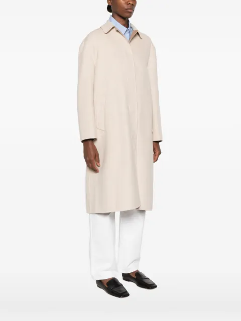 Lardini Pierre concealed-front coat