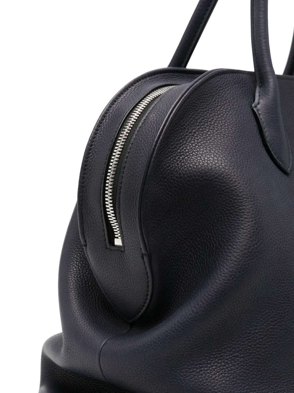 The Row Agnes 16 leather tote bag Blauw