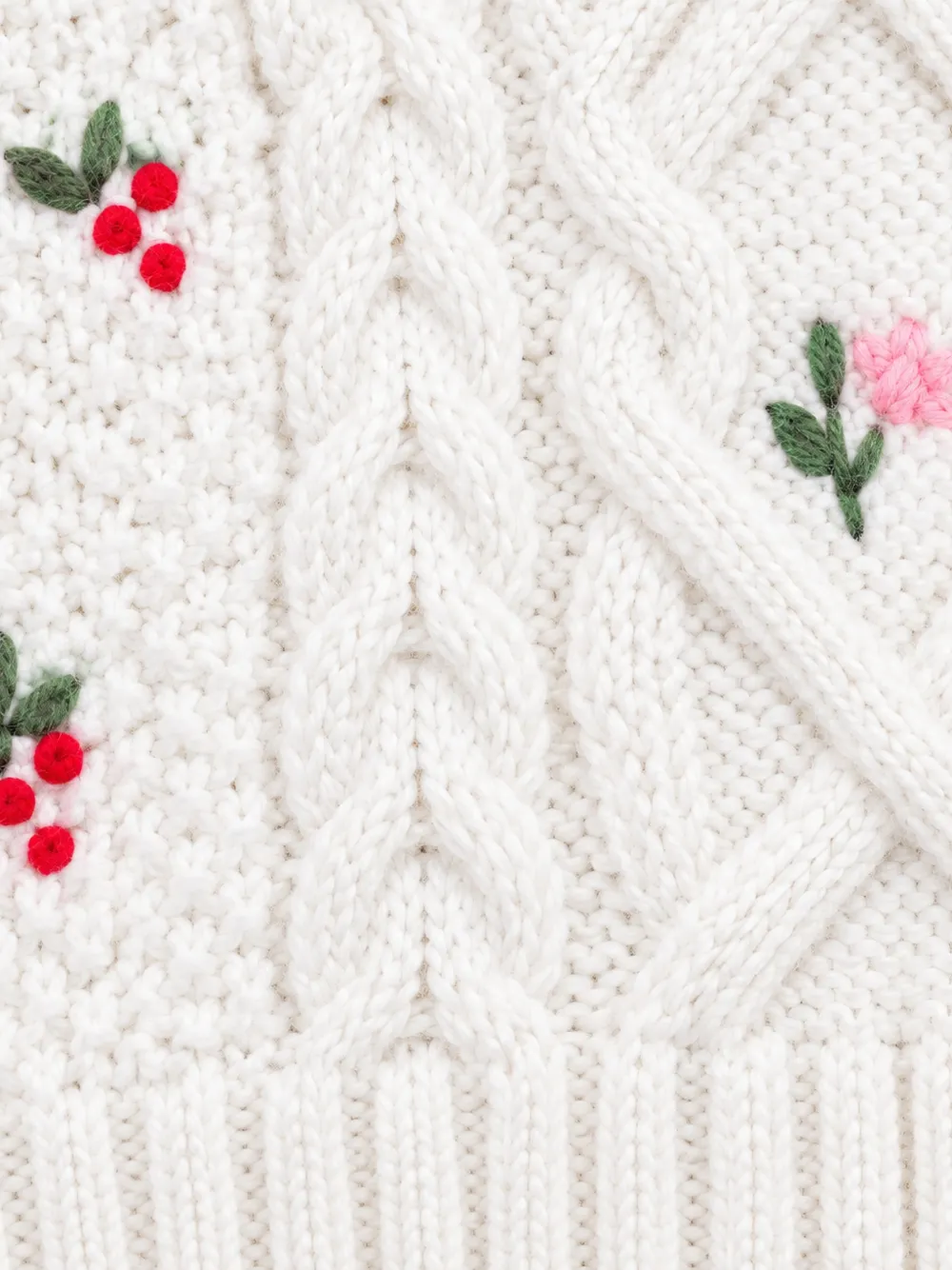 Il Gufo cable-knit sweater Wit
