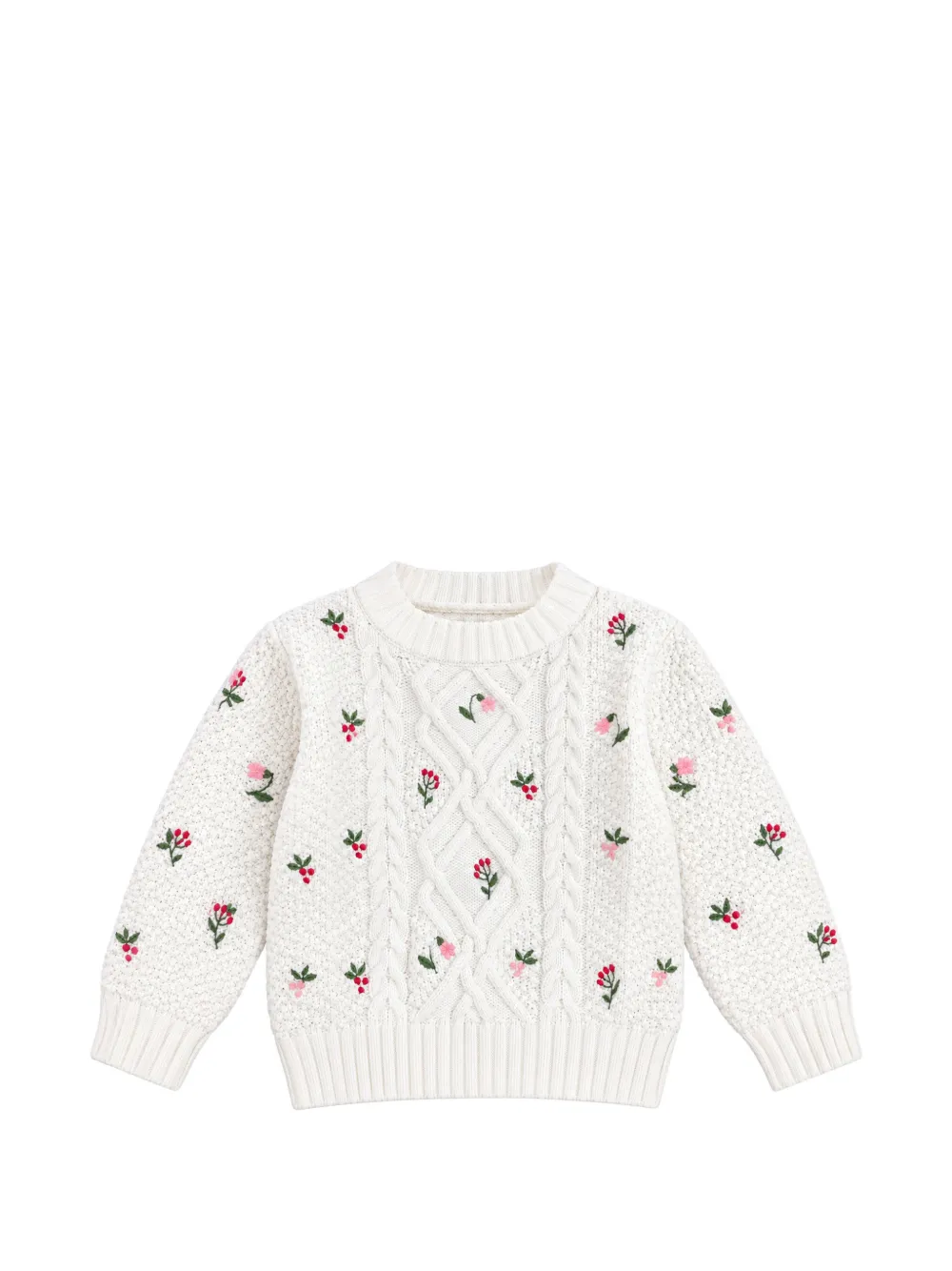 Il Gufo cable-knit sweater Wit