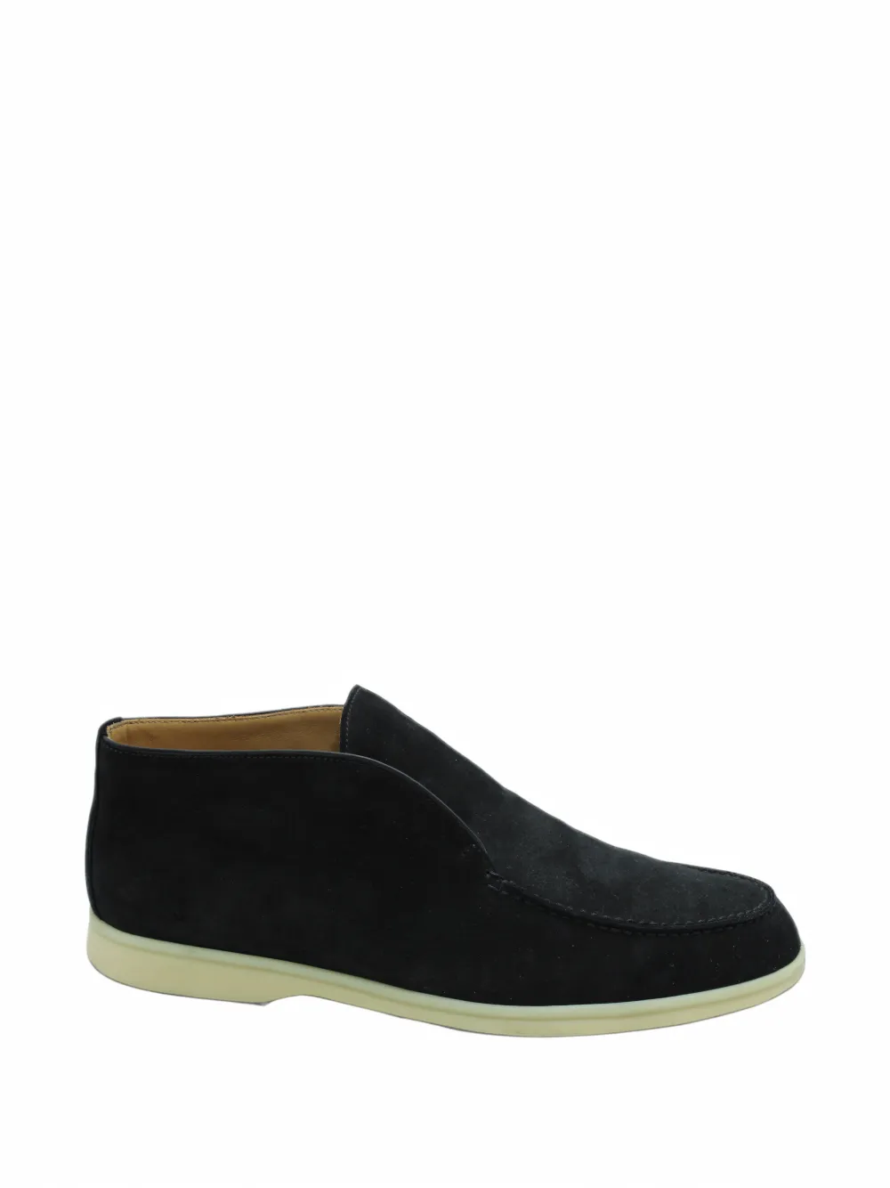 Loro Piana Pre-Owned Open Walk suede ankle boots in Black