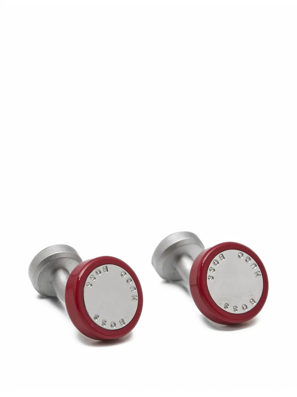 Chopard Pre-Owned Boss resin cufflinks in Silver