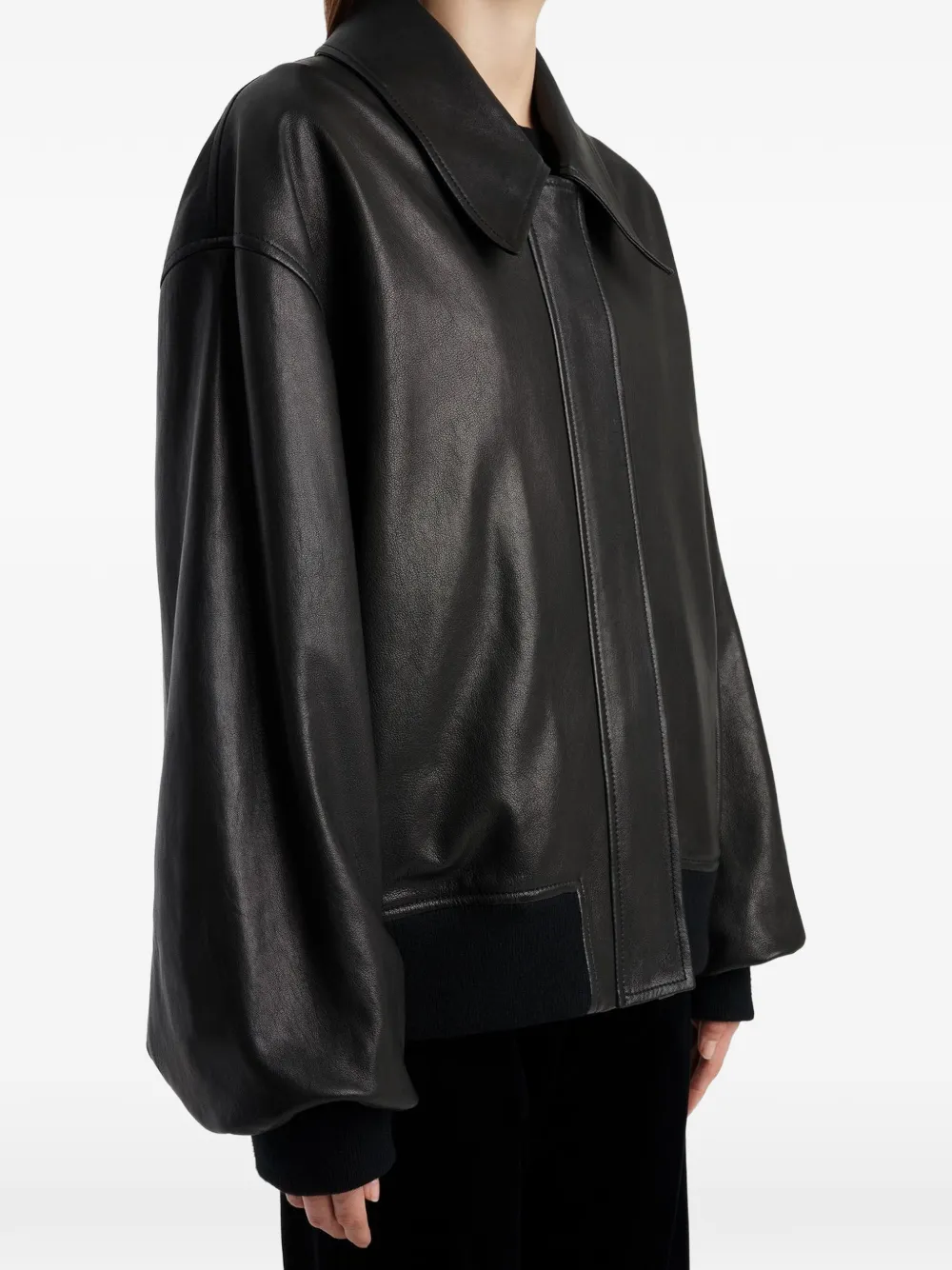 KHAITE Aimee jacket Zwart