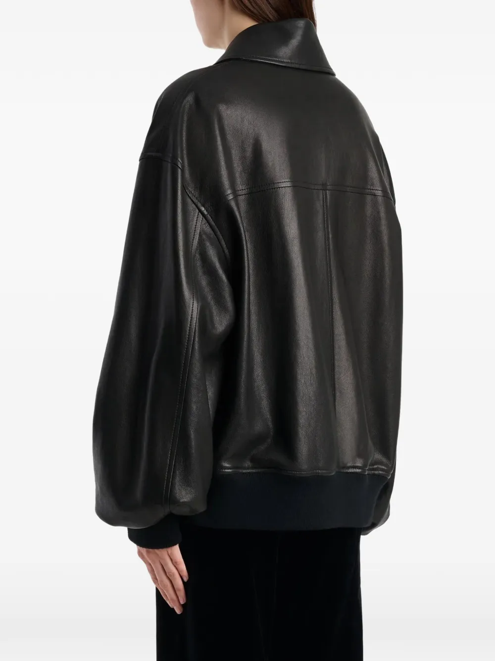 KHAITE Aimee jacket Zwart