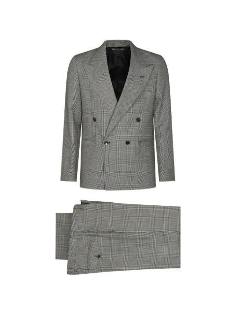 Epoca Prince of Wales check double-breasted suit