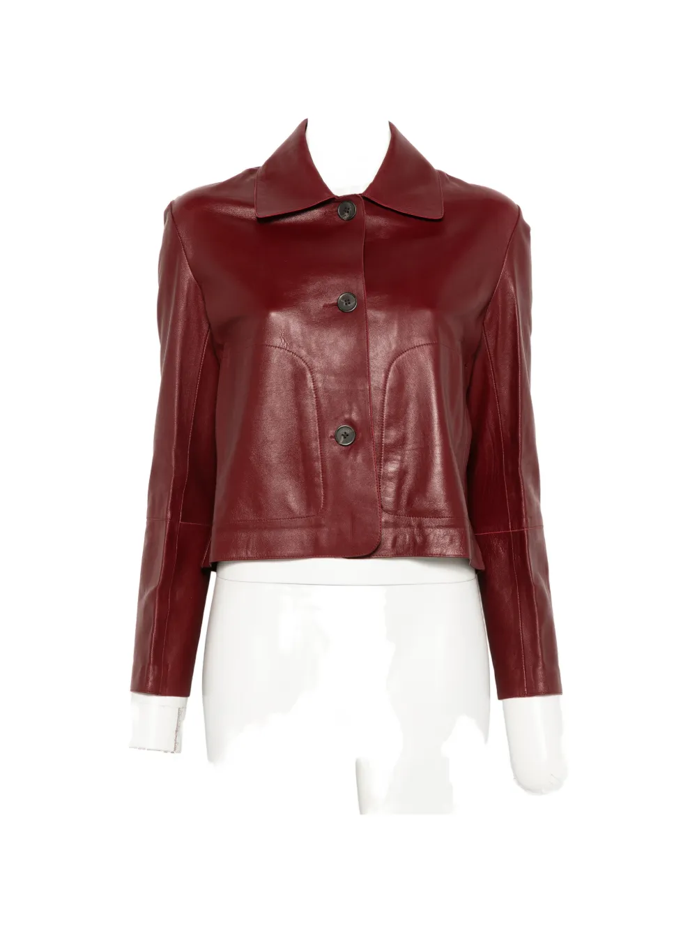Arma Emy leather jacket - Rosso