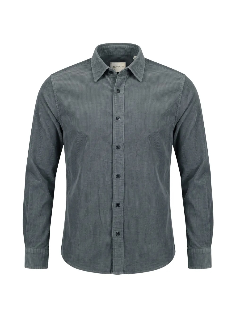 Gant long-sleeve corduroy shirt Grijs