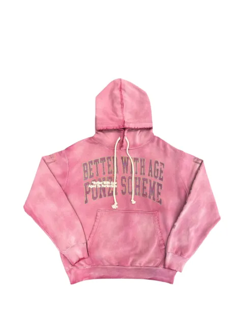 Better with Age  Ponzi graphic-print drawstring hoodie