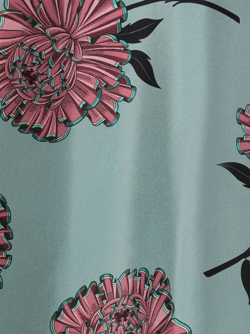 La DoubleJ Swing floral-print dress Blauw
