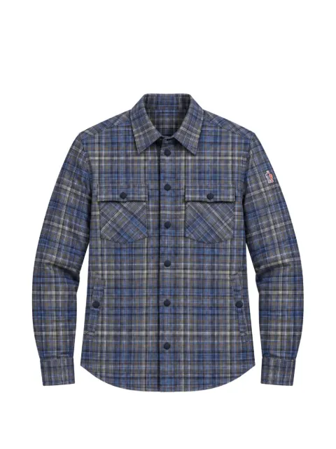 Moncler Grenoble plaid-check cotton shirt