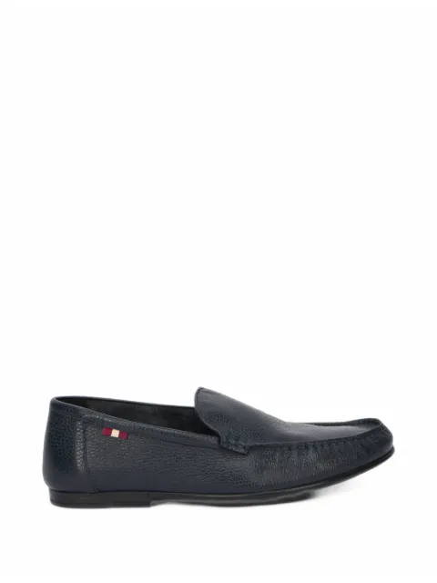 Bally grainy leather loafers