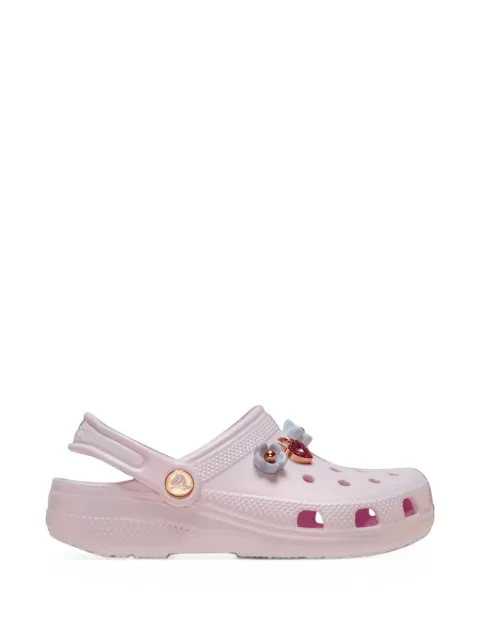 Crocs Kids Sandália Classic Iridescent Charm GS