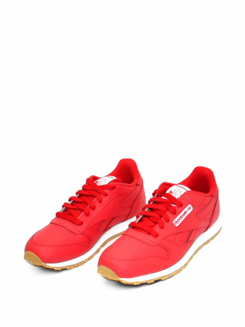 Reebok Kids Classic leather sneakers - Rosso