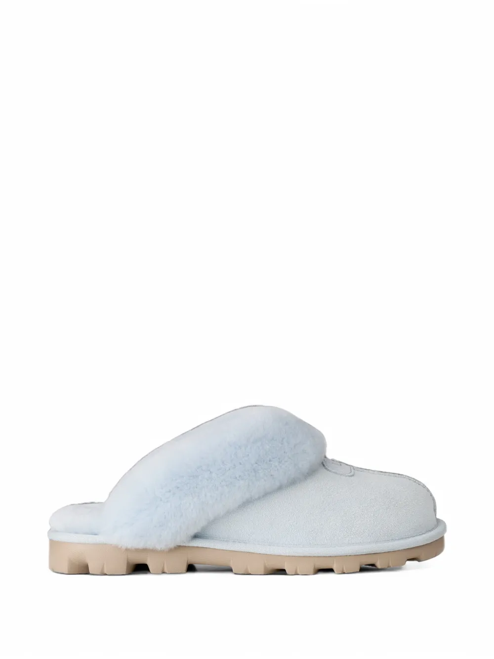 UGG Coquette shearling-trim slippers - Blu