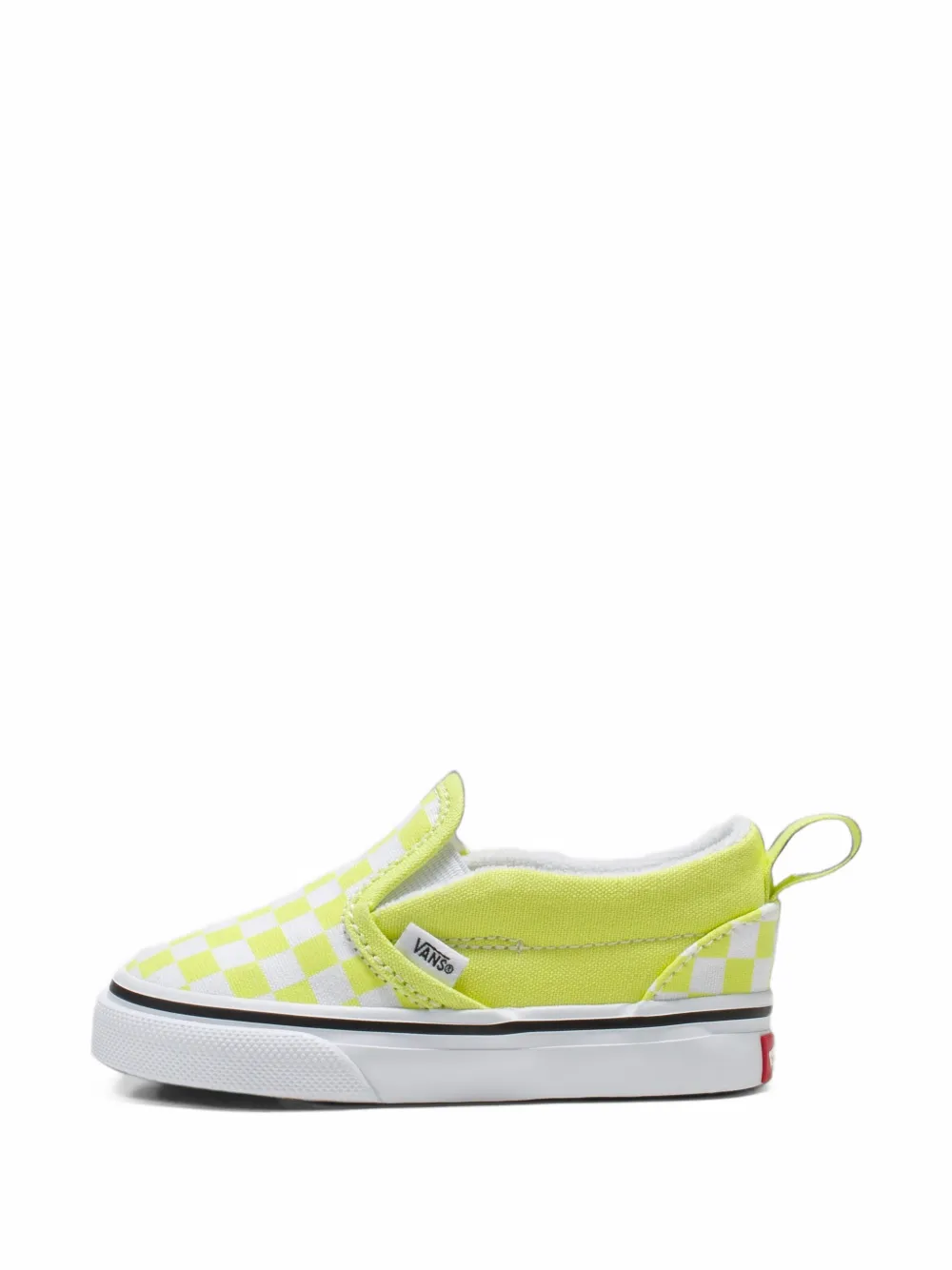Vans Kids Checkerboard Slip-On V sneakers - Giallo