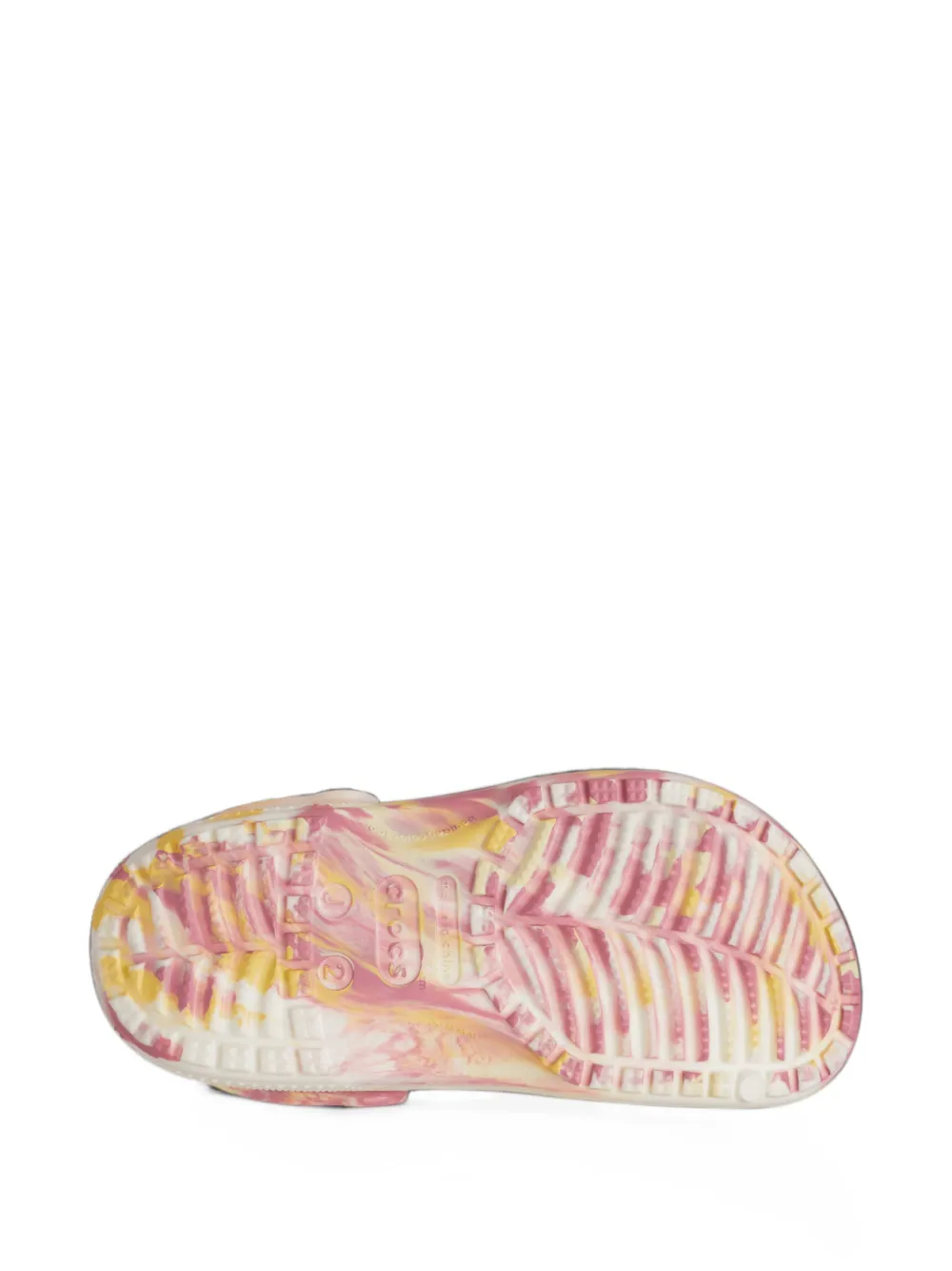 Crocs Kids 클래식 마블드 클로즈드 토 샌들