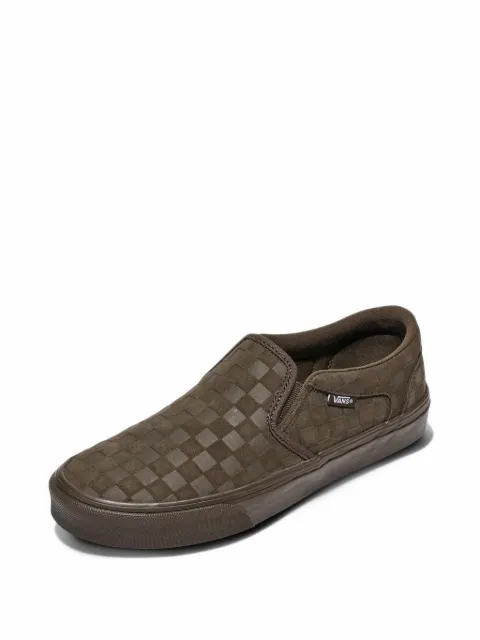 Vans Asher checkerboard slip-on sneakers