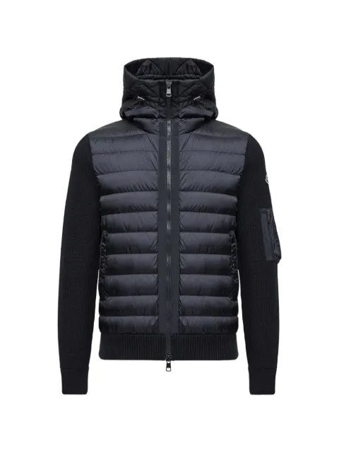 Moncler padded hooded cardigan