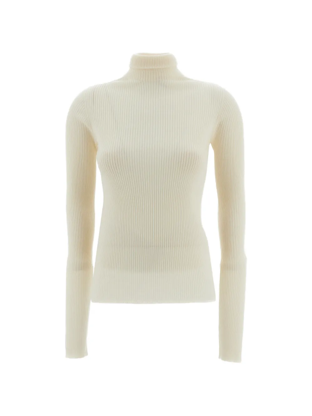 Sportmax Ribgebreide coltrui Wit
