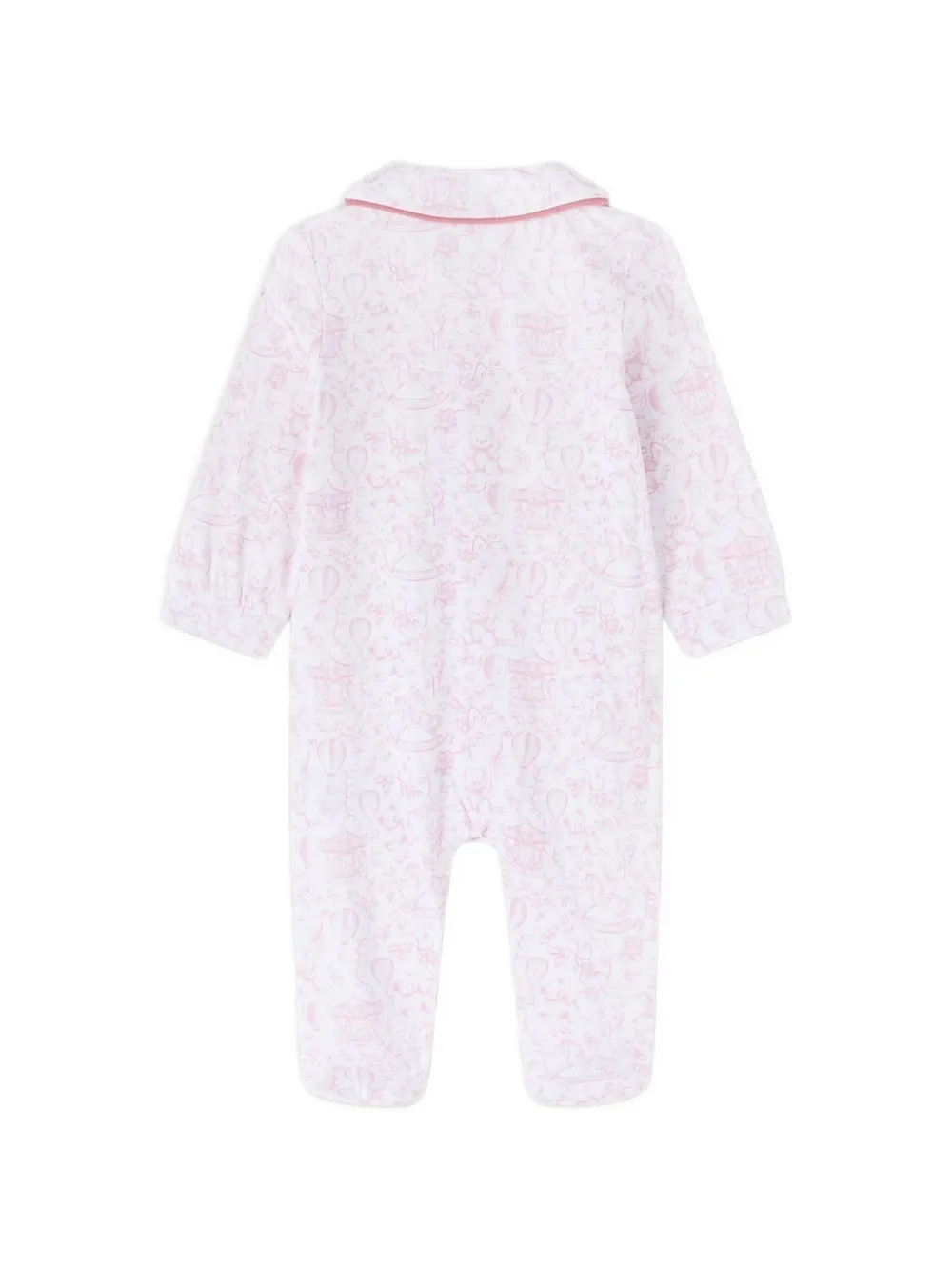 NANAN graphic-print Peter Pan collar pajamas Wit