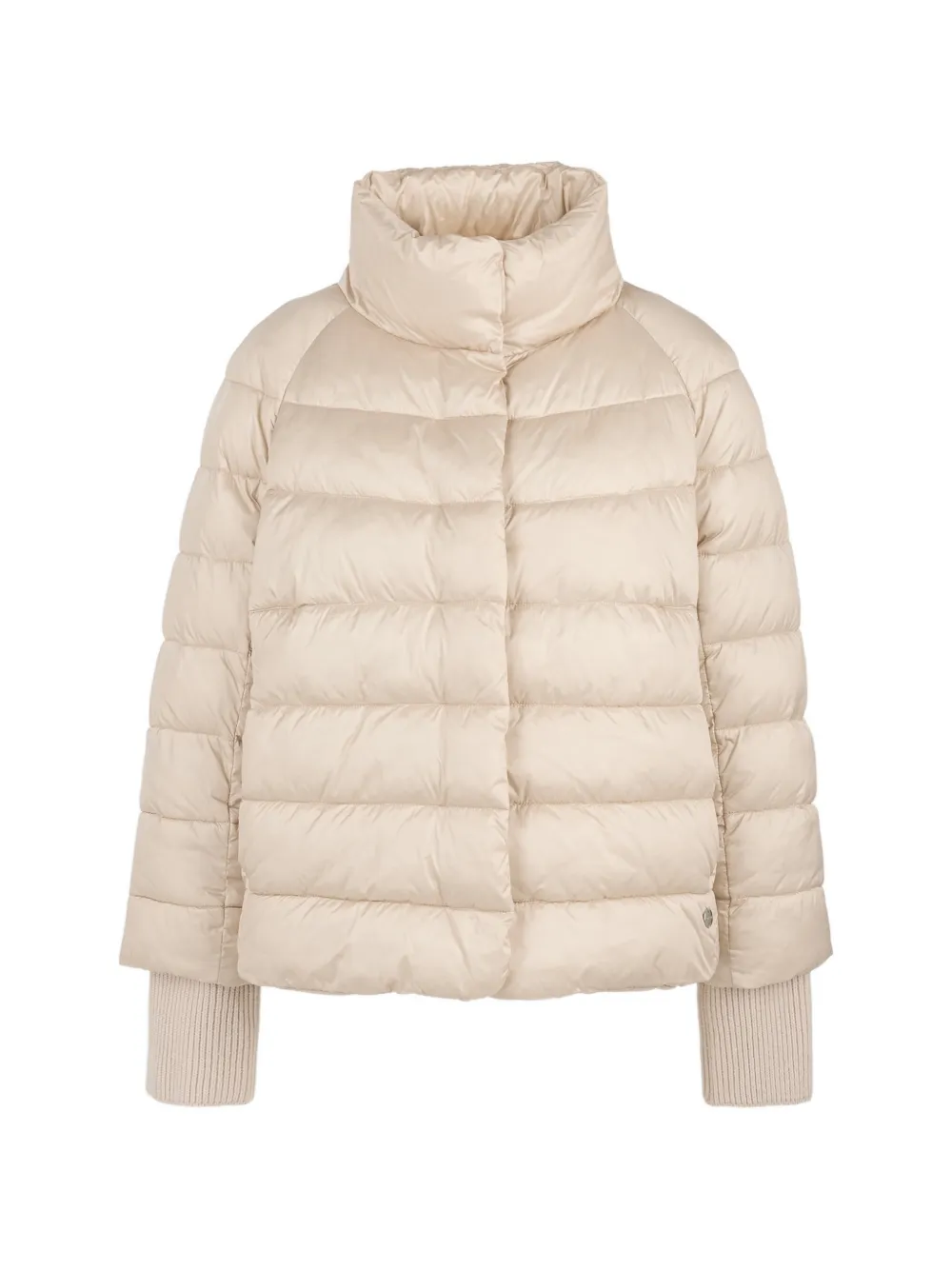 MARCCAIN quilted high-neck jacket - Neutrals