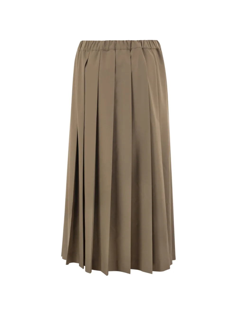 Fabiana Filippi pleated drawstring midi skirt Groen