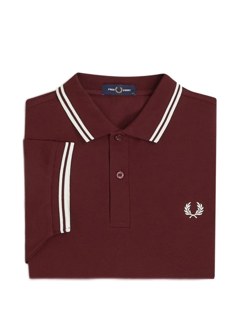 Fred Perry twin-tipped polo shirt Rood