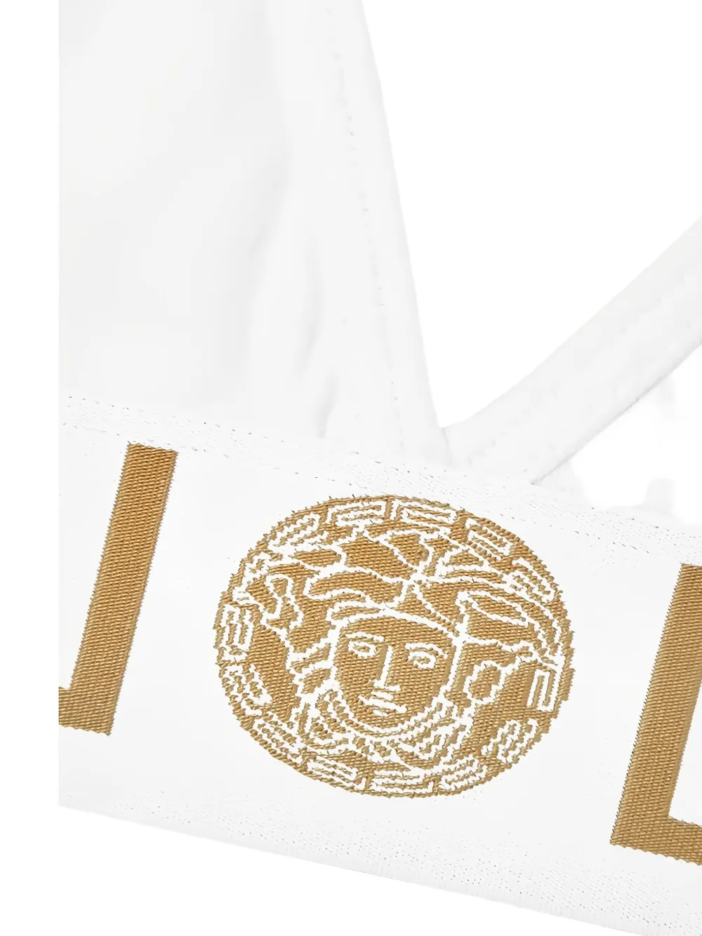 Versace Greca Medusa Head bra Wit