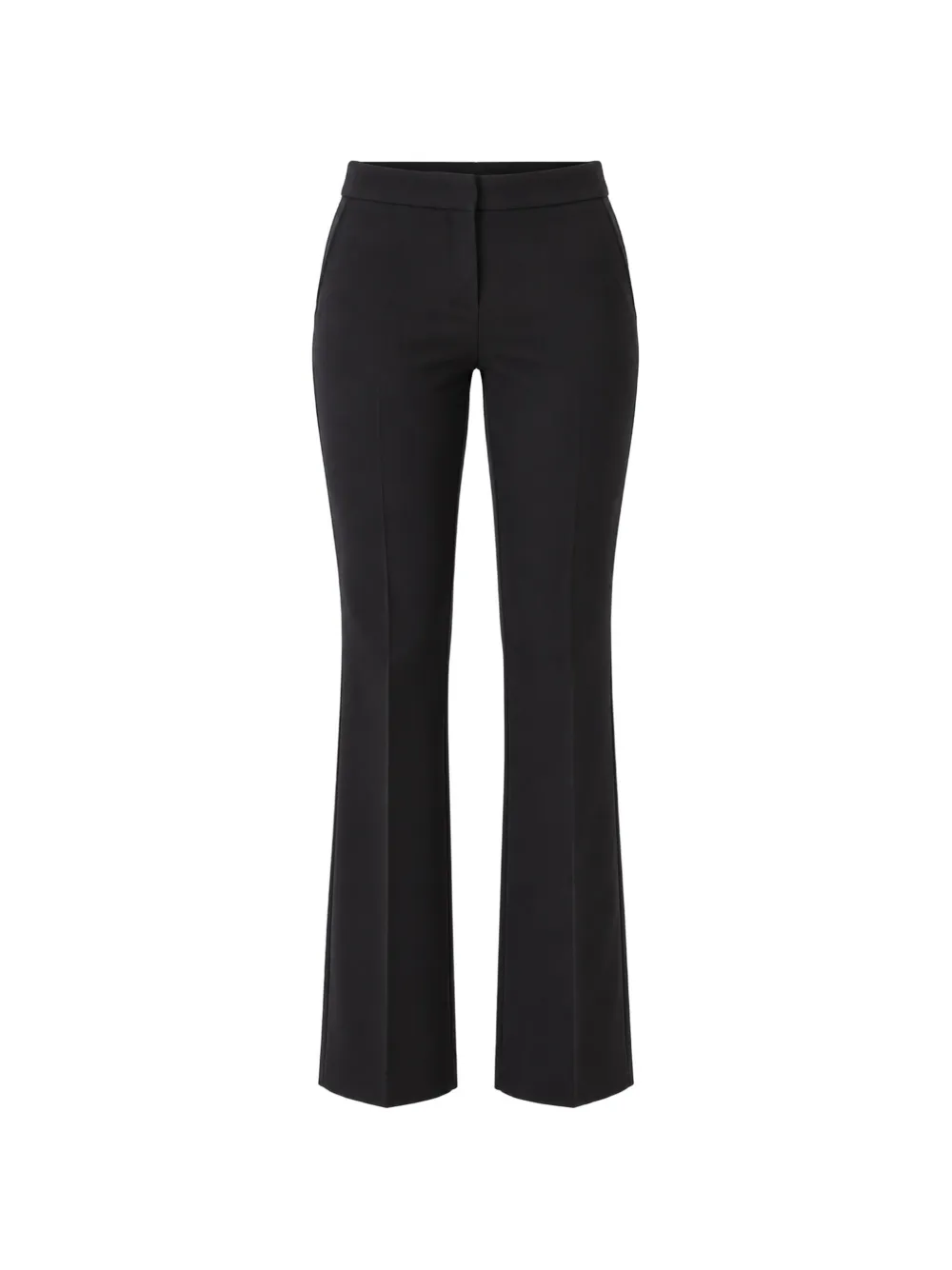 Marella pressed-crease flared trousers Zwart