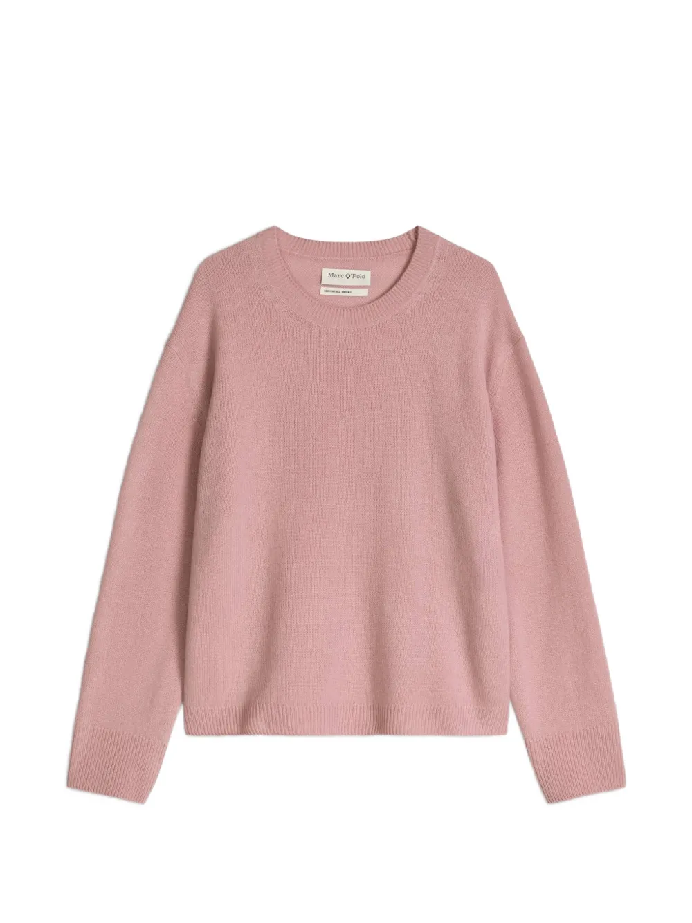 Marc O'Polo round-neck side-slit sweater - Rosa