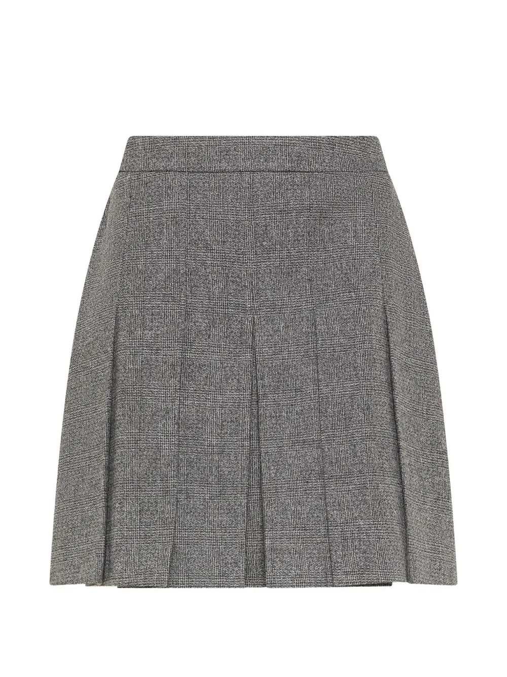 Seventy flannel mini skirt - Grigio