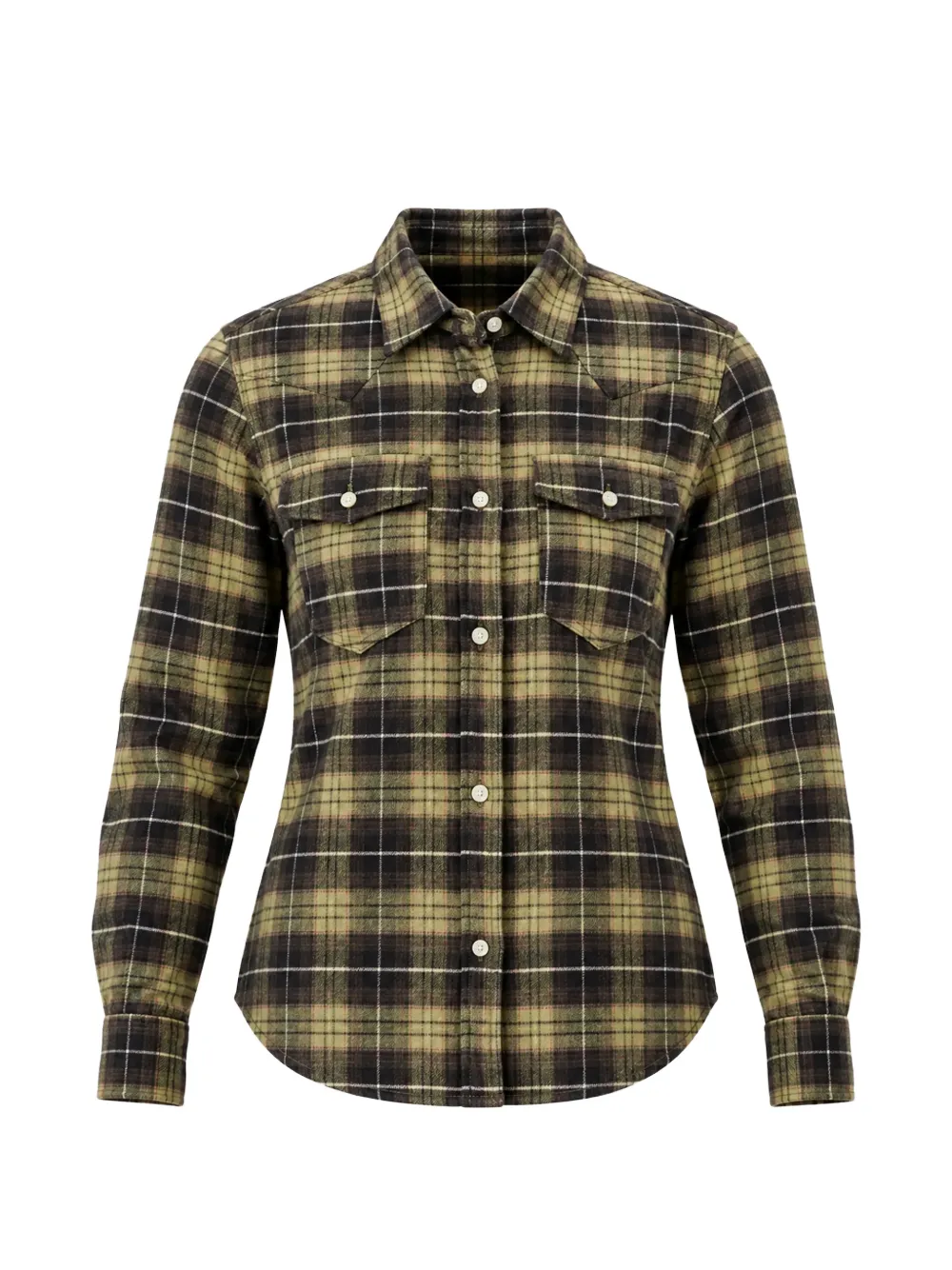 Department 5 Texan check-pattern Western shirt - Grün