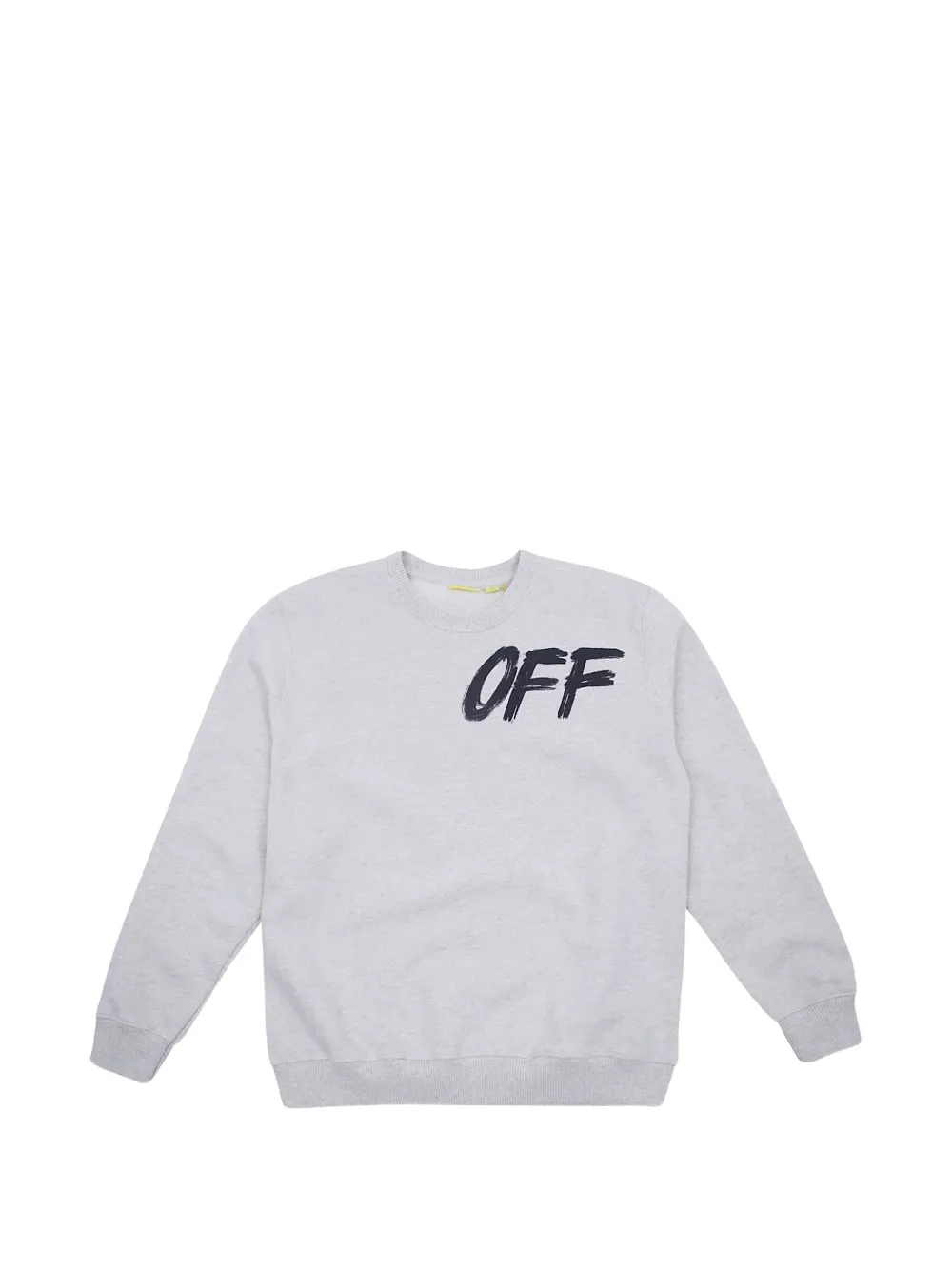 Off-White Kids logo-print sweatshirt - Grigio