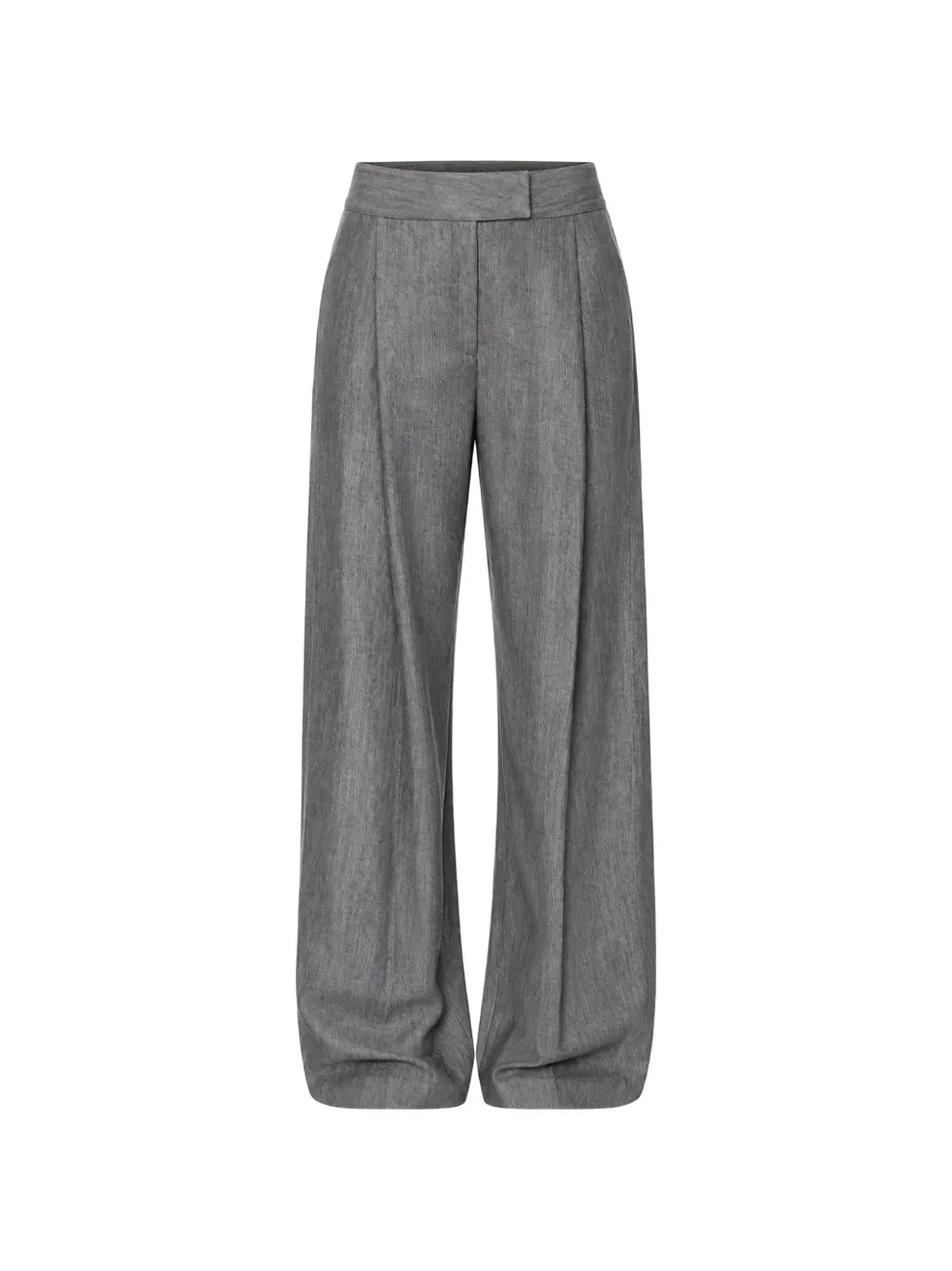 The Sei pleated wide-leg trousers Grijs
