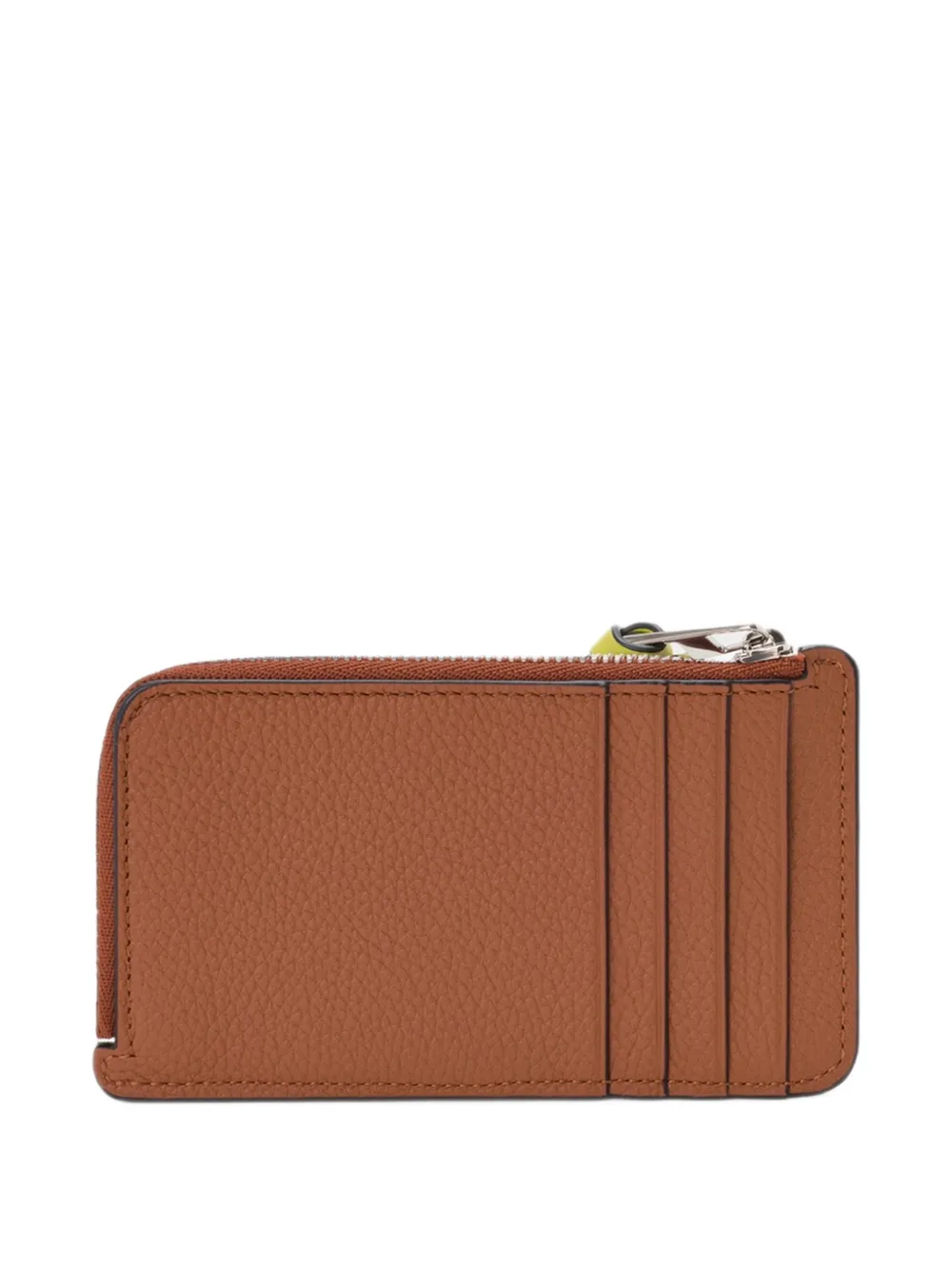 LOEWE coin cardholder in soft grained calfskin Bruin