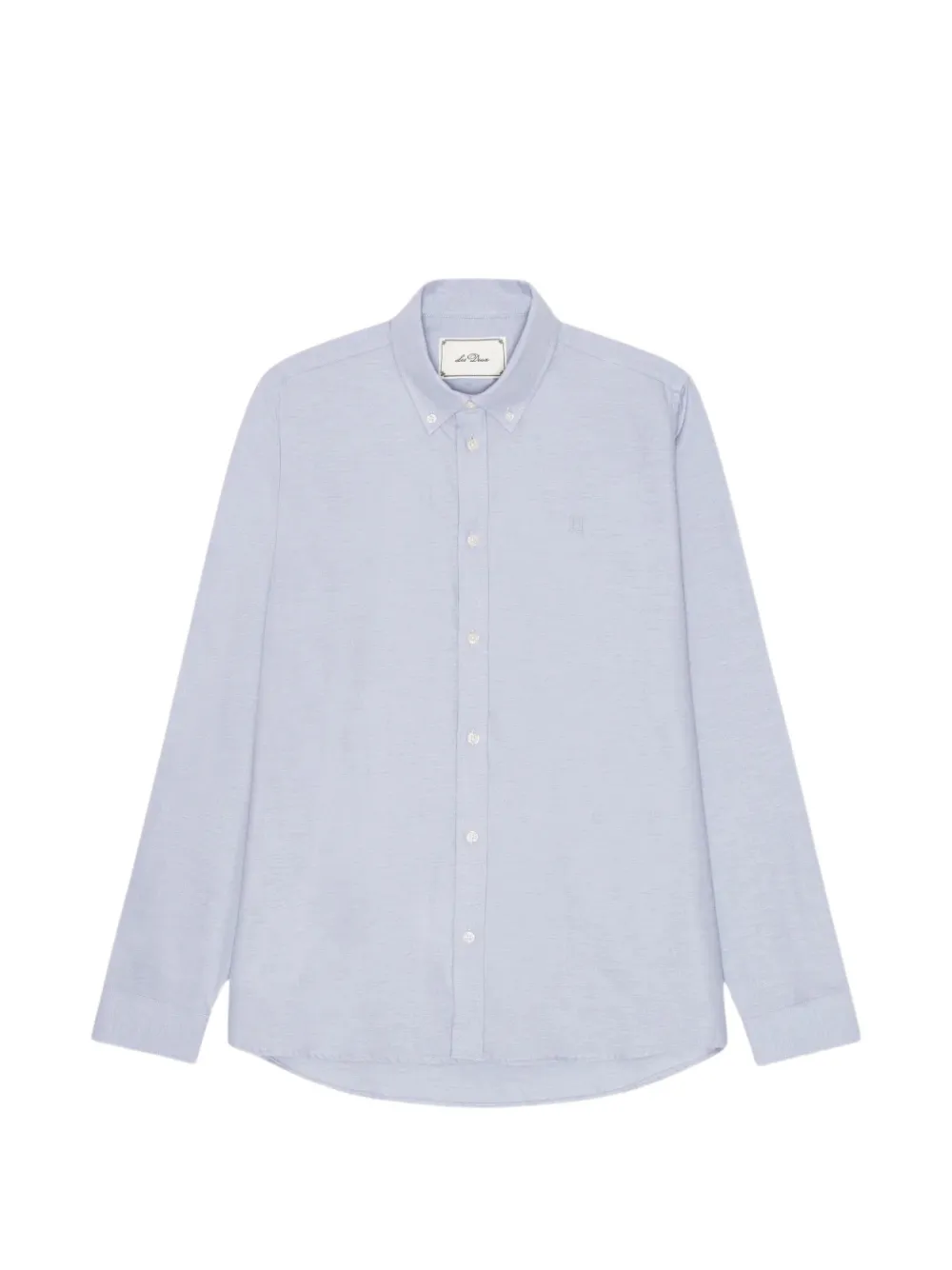 Les Deux embroidered-logo button-down shirt - Blau