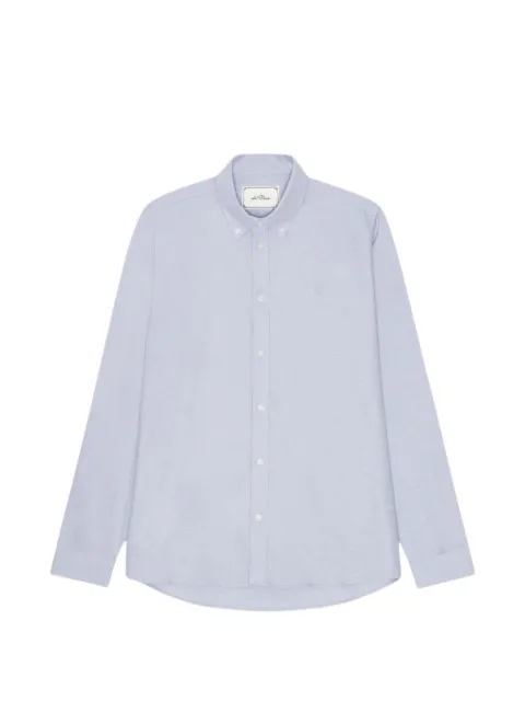 Les Deux embroidered-logo button-down shirt