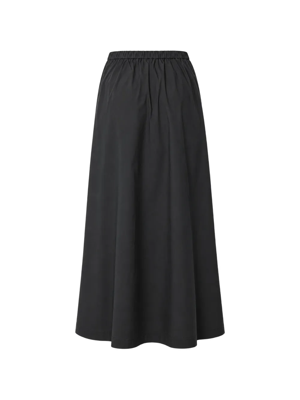 Ecoalf Marti drawstring midi skirt Zwart