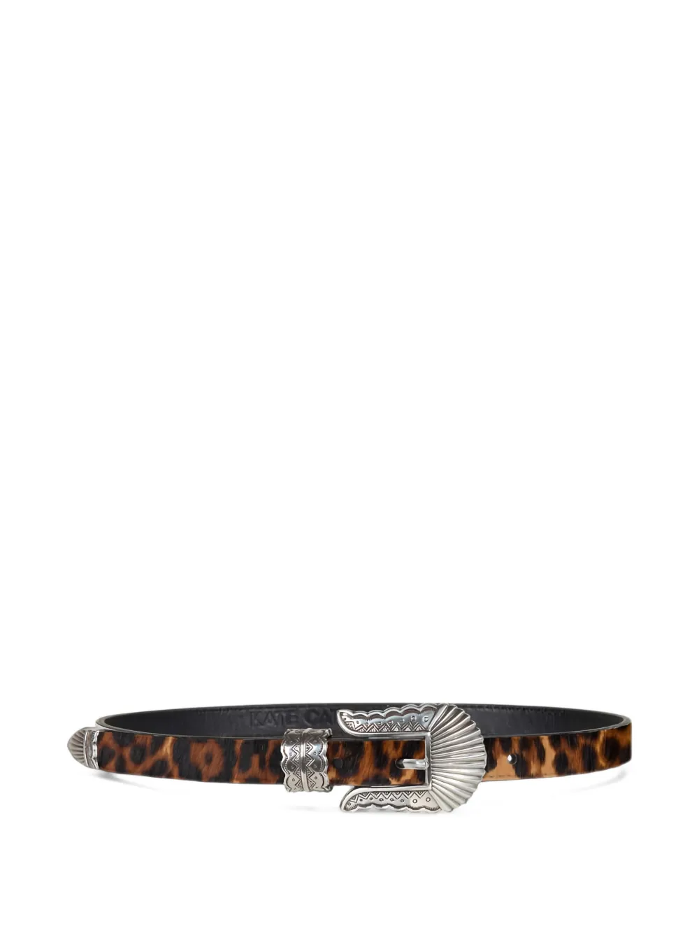Kate Cate Kim leopard-print belt - Braun