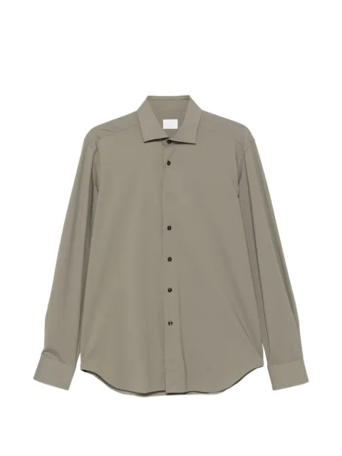 Xacus spread-collar button-up shirt