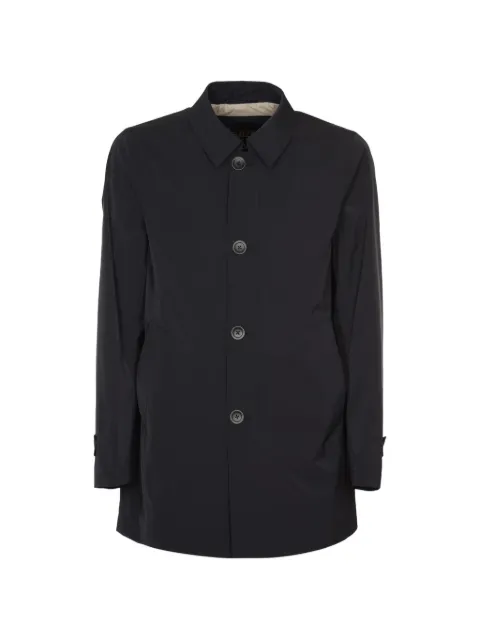 Herno button-fastening coat