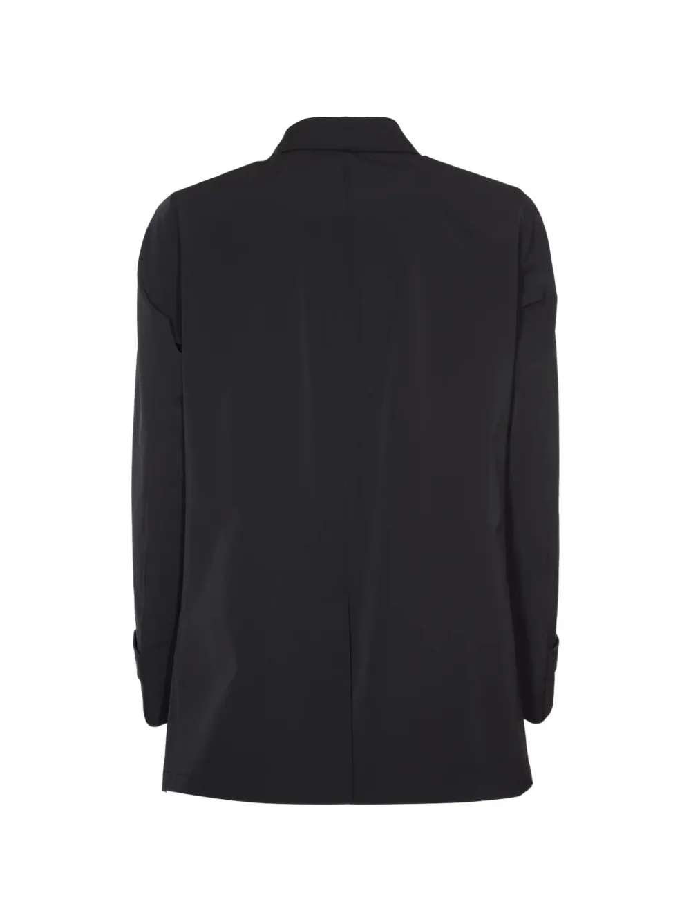 Herno button-fastening coat Blauw