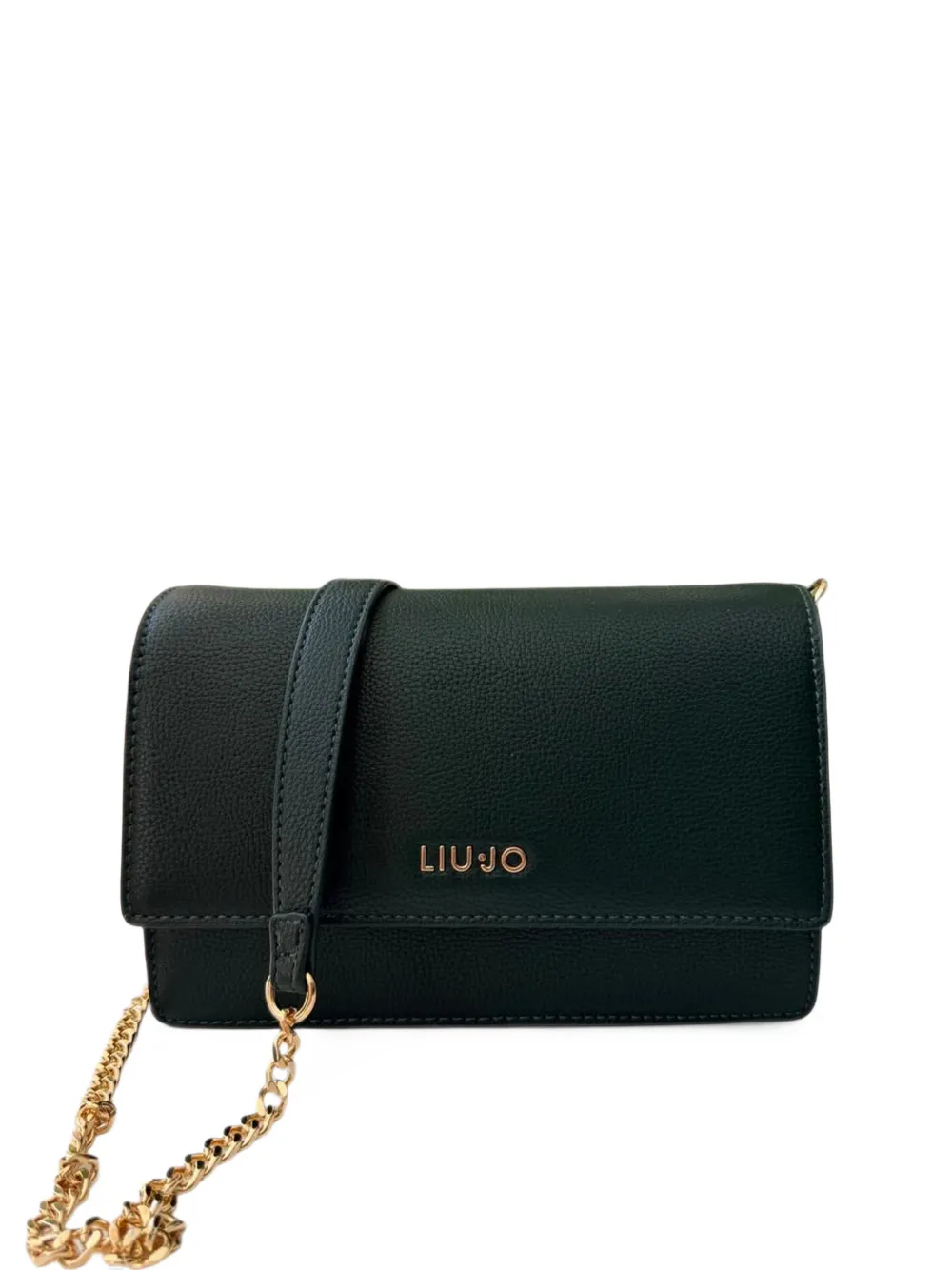 LIU JO logo-plaque crossbody bag - Verde