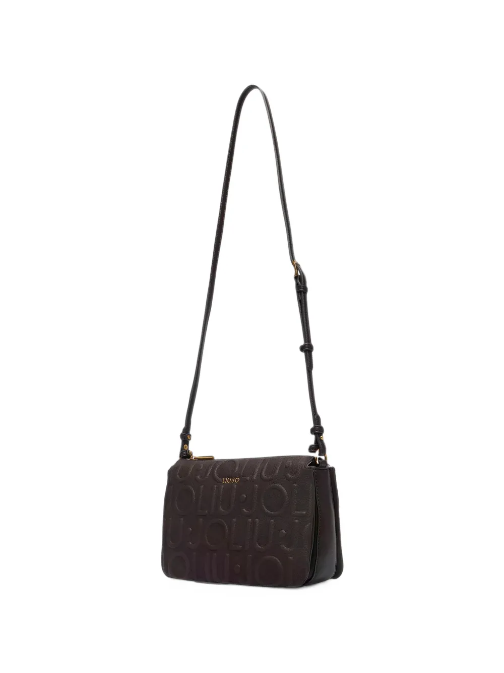 LIU JO logo-embossed crossbody bag Bruin