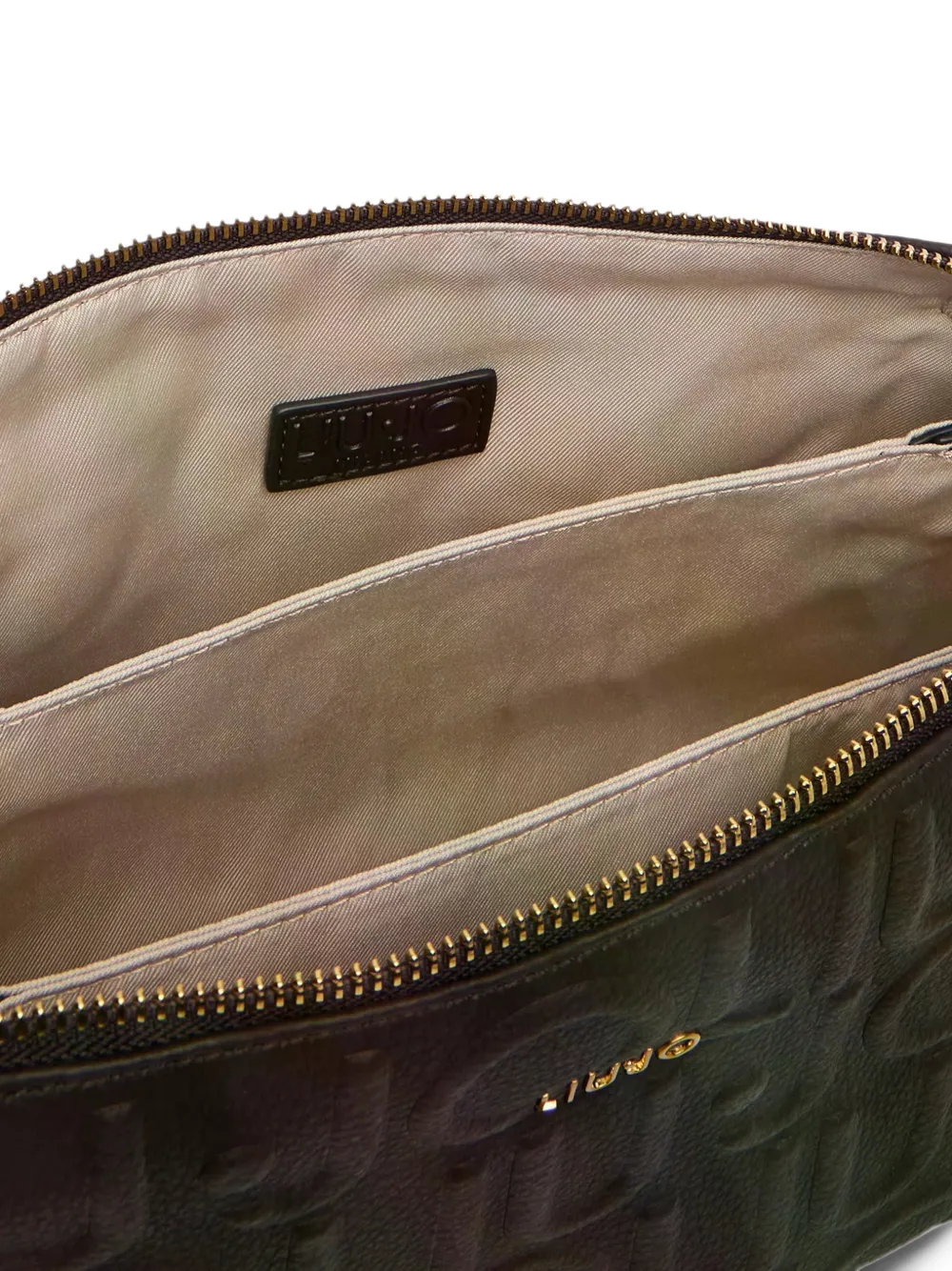 LIU JO logo-embossed crossbody bag Bruin