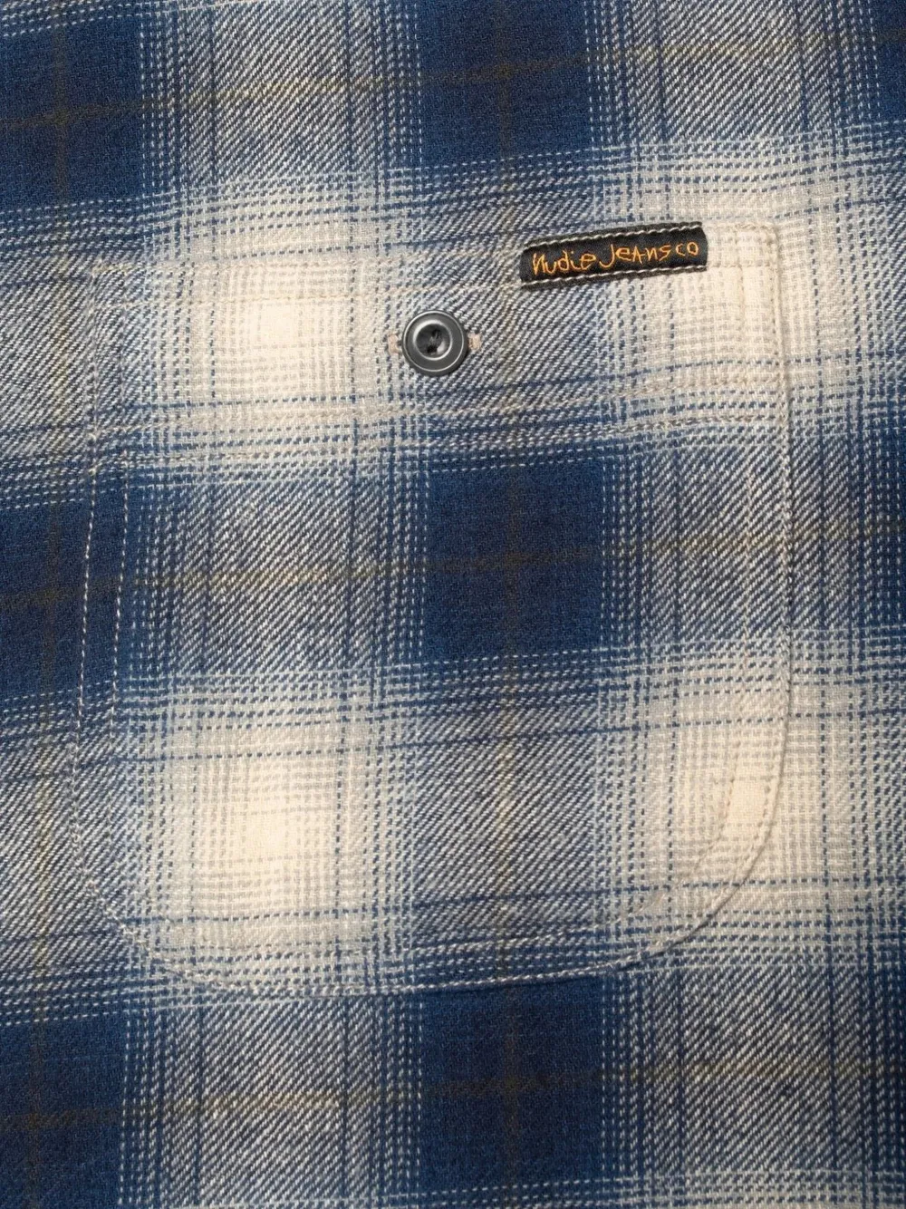 Nudie Jeans Julian checked shirt Blauw