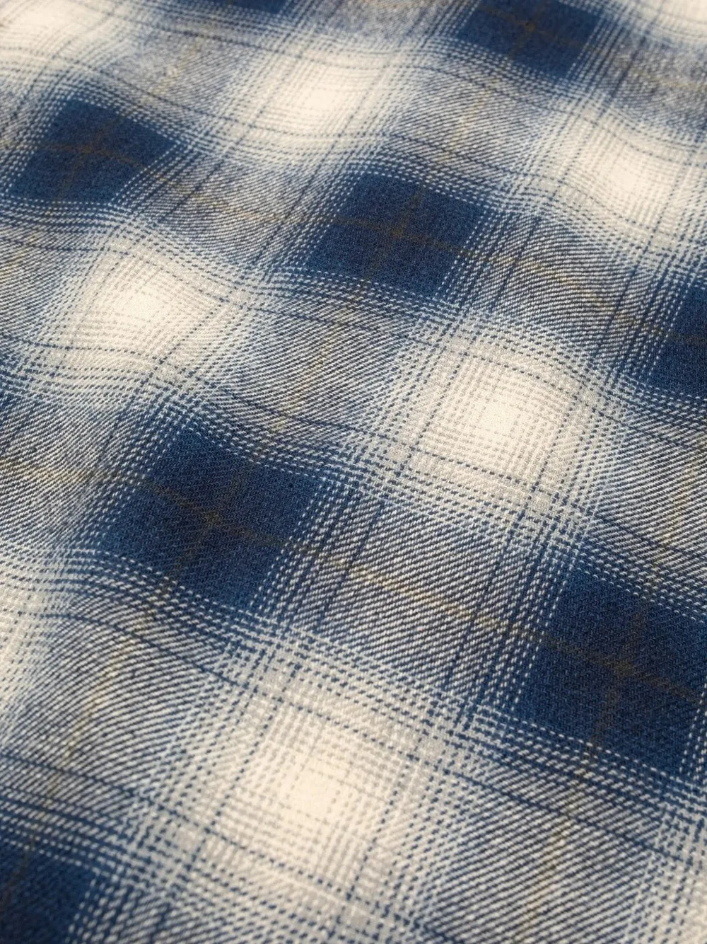 Nudie Jeans Julian checked shirt Blauw