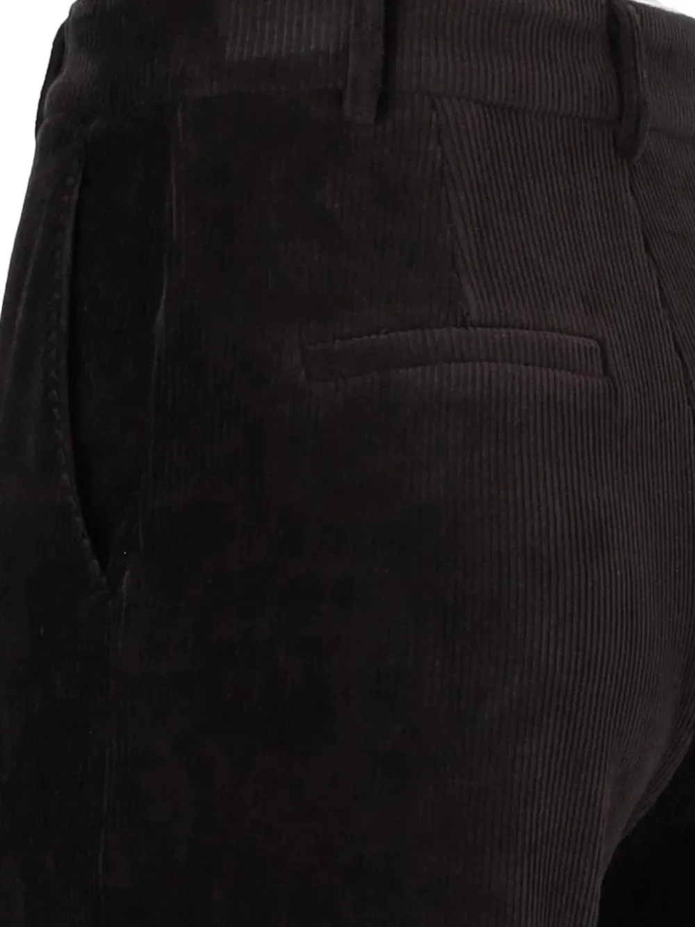 Marella corduroy straight-leg trousers Grijs