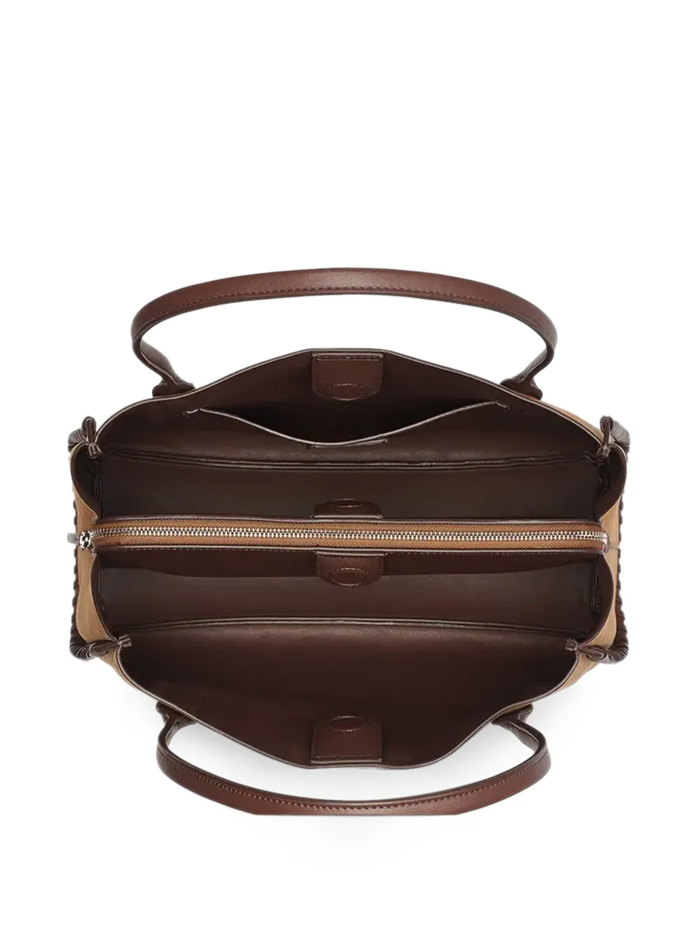 DKNY Josie whipstitch shoulder bag Bruin